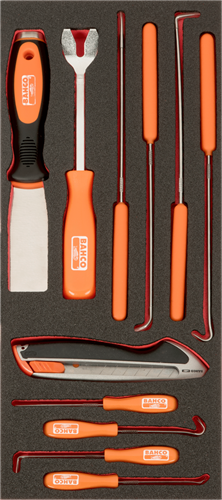 Bahco Foaminlay Fit&Go 1/3 met priemen | haken en messen - 11-delig - retailverpakking - FF1E5011EH
