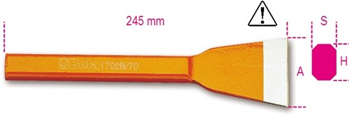Beta Extra brede voegbeitels 1702N 70 - 017020007