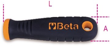 Beta Handgreep voor vijlen 1719BMR/2B - 017190954