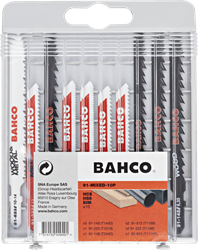 Bahco Decoupeerzagenset mix | 10-delig - 91-MIXED-10P