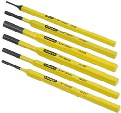 Stanley handgereedschap Centerpunt en Drevel Set 6Dlg. - 4-18-226