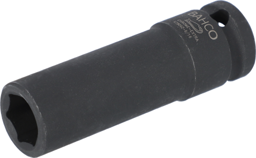 Bahco slagdop 1/2" | lang | zeskant | gefosfateerd | 19 mm - retailverpakking - sbk7806m-19