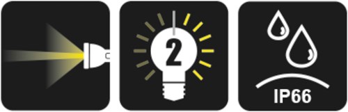 Beta 1833 L-Ultra Heldere Led Zaklamp - 018330004-2