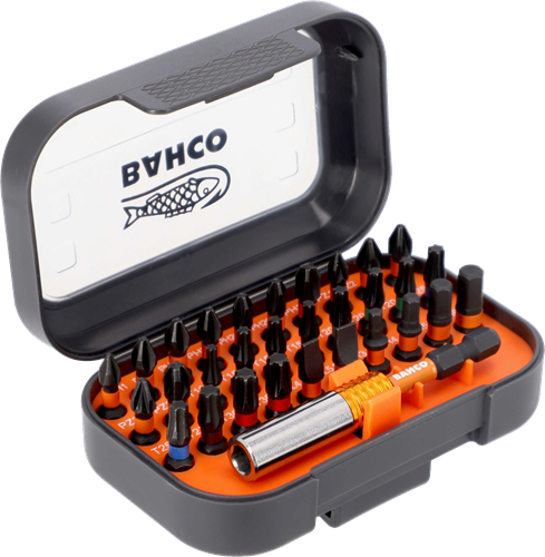 Bahco 66IM/31C-1 | 1/4" Impact Torsie Bit Set | Voor Sleuf/ Phillips/Pozidriv/TORX®/Hex Head Schroeven | 31 stuks - 66IM/31C-1