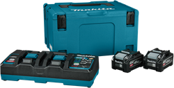 Makita Startset DC40RB 2x BL4040F | 40V / 4,0Ah - 1911D8-0
