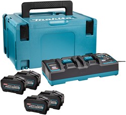 Makita 191U42-2 | Accu Startset | XGT | DC40RB + 4 x Accu BL4050F | 40V max 4.0Ah in MBox - 191U42-2