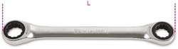Beta Ringratelsleutels, plat met twaalfkantring 195AS 9/16X5/8 - 001950614