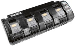 Makita DC18SF Oplader met 4 poorten welke 2 accu's tegelijk oplaadt - 196426-3