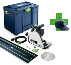 Festool TS 60 KEBQ-Plus-FS 100Y Invalcirkelzaagmachine + 1400mm Geleiderail | Limited Edition - 578221