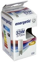 Energetic LED G9 3-33W 3000K mat - 2710060-2