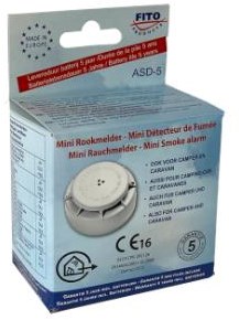 FITO Optische mini rookmelder incl. 2x1,5v AAA - 7900535-2