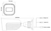 Provision IP Camera bullet 4Mpix 12V LED 2.8-12mm M-zoom VF - 7900299-2