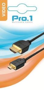 Enzo Pro-1 HDMI kabel A naar D micro 3 meter 1.4 - 9285020-2