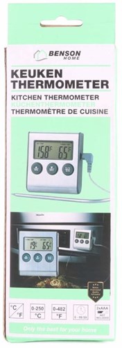 Benson Thermometer keuken digitaal met timer - 8150188-2