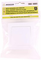 Benson inbouw schakelaar wissel wit - 4650014-2