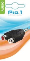 Enzo Pro-1 Audio adapt 3,5 jack stereo -> 2 tulp contra 9217200-2