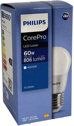 Philips Philips LED kogel 5,5-40W E27 827 P45 mat LED3341-2