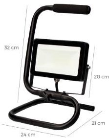 Enzo LED Bouwlamp | 30W | op statief | 6400K | IP65 | EDM 70410 - 5017600-2