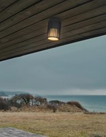 Enzo Plafondlamp | Aludra E27 zilver antraciet IP54 - 4803001-2