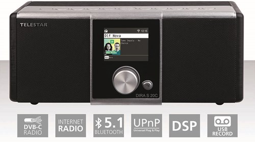 Telestar Telestar DIRA S 20 C Kabel (DVB-C) en Internet Stereo Radio - 20-200-02