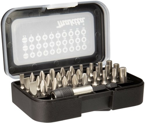 Makita Accessoires 31-delige bitset in plastic box met riemclip - D-30667-2
