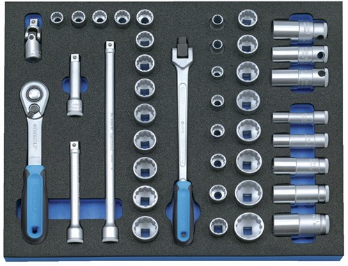 Ks tools geïsoleerde inbussleutel met t-greep, 8x - Mister Agri