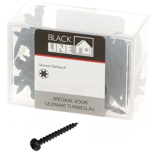 Blackline Universele schroef Hcp Zwart Ck, Cilinderkop Torx TX10 3.0X20 | 100 stuks - 6904.20.33020