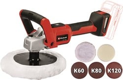 Einhell CE-CP 18/180 Li E Solo - Accu Polijst-/Schuurmachine | 18V | 180 mm | Zonder accu en lader - 2093320 2093320