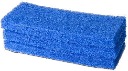 Rubi 3 Middelzachte Reserve-Schuursponzen | 25 cm | Blauw - 20973