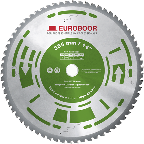 Euroboor zaagblad Ø355 mm / 14" 66T - 130.355/66M