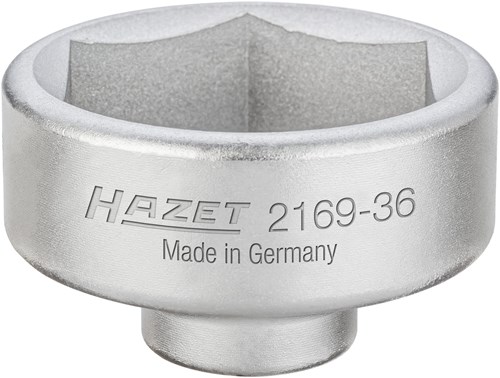HAZET Oliefitersleutel 2169-36 · 3/8 inch (10 mm) vierkant hol · Buiten-zeskant-profiel · SW 36 mm