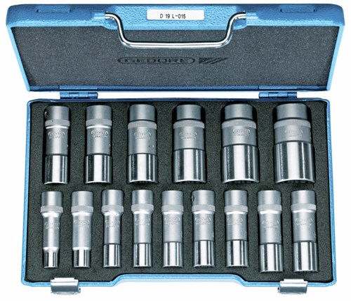 Gedore Dopsleutelset 1/2" 15-dlg. - 2190214