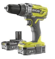 Ryobi R18PD3-220S 18V Li-Ion Percussie Boormachine 2-snelheden 2x Accu 2.0A - 5133003342