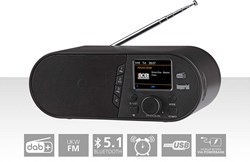 Imperial DABMAN d105 Compacte DAB+ /FM / Bluetooth-radio Zwart - 22-314-00