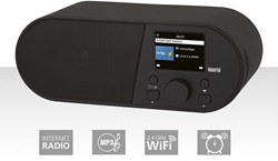 Imperial i105 Wi-Fi internetradio met 2,4 inch kleurenscherm, zwart - 22-315-00