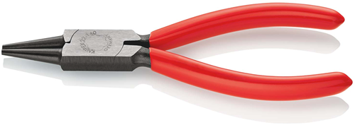 Knipex Rondbuigtang | 140 mm Lengte | Kunststof Bekleed | Zwart Geatramenteerd - 22 01 140 SB