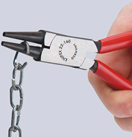 Knipex Rondbuigtang | 140 mm Lengte | Kunststof Bekleed | Zwart Geatramenteerd - 22 01 140 SB-3