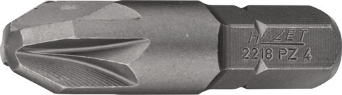 HAZET Bit 2218-PZ4 · 5/16 inch (8 mm) zeskant massief · Pozidriv-profiel PZ · SW PZ4