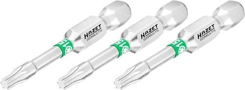 HAZET Bit 2223NSLG-T15/3 · 1/4 inch (6,3 mm) zeskant massief · Binnen-TORX®-profiel · 3-delig · SW T15