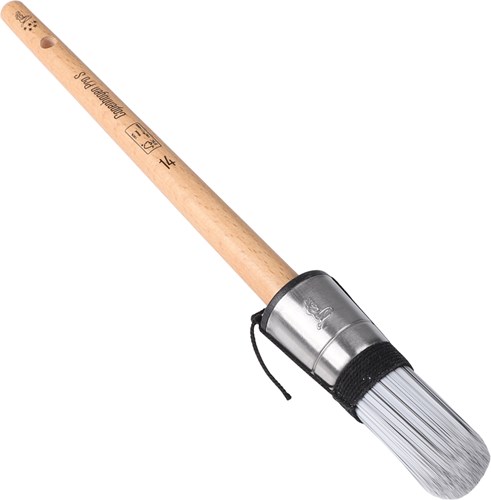Copenhagen Pro S patentpuntkwast - maat 14 - synthetisch haar - FSC houten steel - 23.101.14