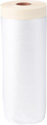 Copenhagen Pro afplaktape met folie - 140 cm x 33 m - reserve - 23.610.05