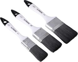 Copenhagen Pro kwastenset - universeel platte kwast - maat 12-14-16 - synthetisch haar - 3-delig - vol kunststof steel - 23.900.06