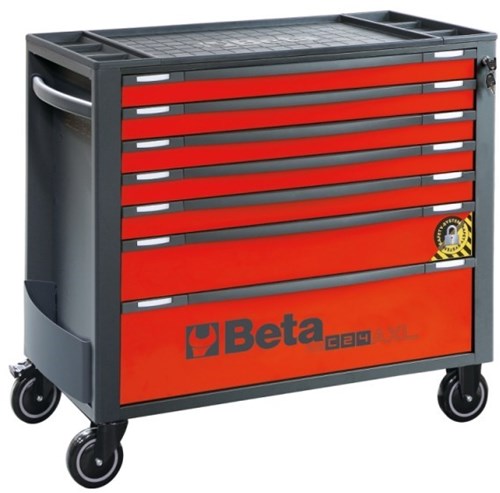 Beta RSC24AXL/7-R Gereedschapswagen met 7 laden | met anti-omvalsysteem | breed model - 024004273 024004273