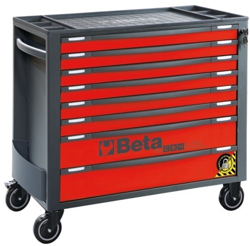 Beta RSC24AXL/8-R Gereedschapswagen met 8 laden | met anti-omval beveiliging | breed model - 024004283 024004283