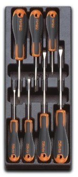 Beta T221 Harde voorgevormde inlegbak met Beta Evox schroevendraaiers met sleuf en Phillips® profiel - 024240221 - 024240221
