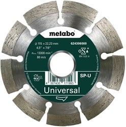 Metabo Accessoires Diamantschijf Promotion Ø 115x22,23 mm - 624306000