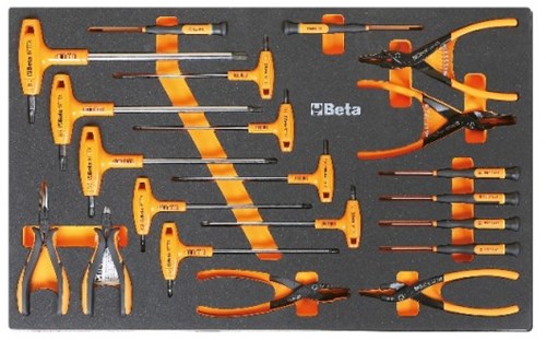 Beta MV62 Soepele voorgevormde kunststof inzetbakken M62 leeg - 024510875 024510875