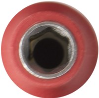 Wiha 246246 Dopsleutelinzet geïsoleerd 1/4" binnenzeskant 5.0 mm x 65 mm - 43111-2