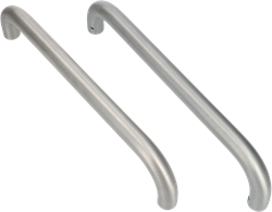 AMI Deurgreep Enkelgebogen 350 Mm. Irox Archi Design Deurdikte 38/61 Mm. - 621020