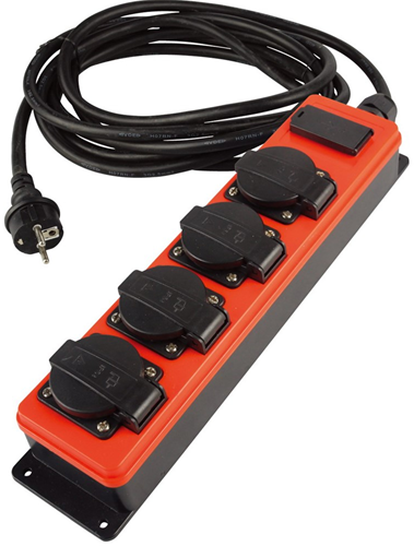 QwattPro SocketMaster | 4xRA | USB | 5m | 3G2,5 H07RN-F - 2561027